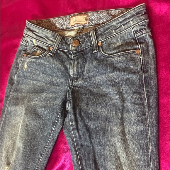 Page premium denim size 24 style Laura Canyon Classic Blue Women's Jeans - Picture 2 of 8